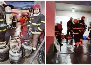 Incêndio provoca destruição em cozinha de buffet após vazamento de gás no bairro de Adrianópolis, Zona Centro-Sul de Manaus. VEJA VÍDEOS E REPORTAGEM DO 'PORTAL DO ZACARIAS' AO VIVO