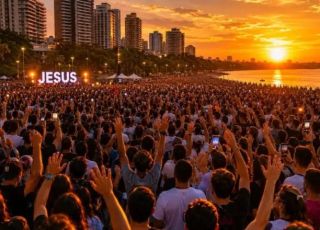 Evento cristão 'Amanhecer' chega a Manaus com programação de fé e louvor na Ponta Negra, Zona Oeste da cidade