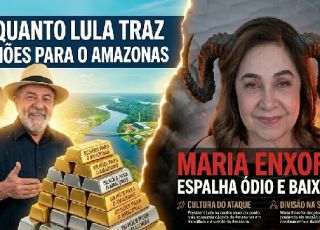 Enquanto Lula traz bilhões para o Amazonas, Maria Enxofre do Carmo espalha ódio e baixaria
