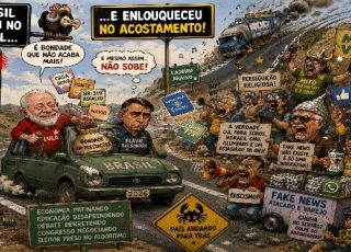 Brasil parou no sinal e enlouqueceu no acostamento