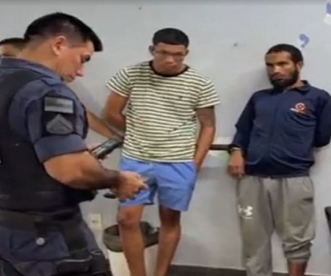 Denúncia anônima contra tráfico de drogas resulta na prisão de dois homens no bairro Praça 14 de Janeiro, Zona Sul de Manaus