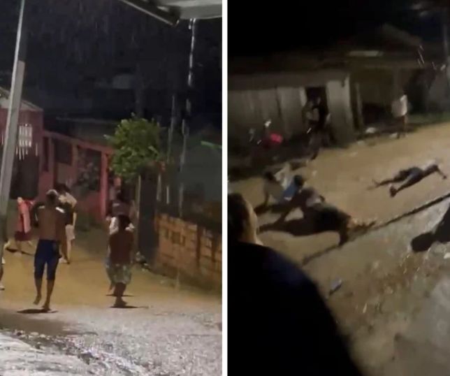 Briga com facão entre jovens causa pânico e repercute nas redes sociais em Jutaí, interior do Amazonas. VEJA VÍDEOS