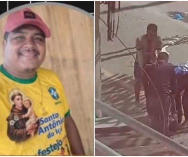 Homem morre após ser atingido por descarga elétrica enquanto participava da ornamentação de rua para a Copa do Mundo em Santo Antônio do Içá, no interior do Amazonas. VEJA VÍDEO