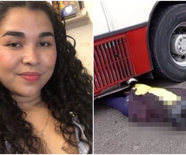 IMAGENS FORTES! Motociclista morre no começo da manhã após ser atropelada por ônibus da linha Expresso na Avenida Cosme Ferreira, bairro Coroado, Zona Leste de Manaus. VEJA VÍDEOS