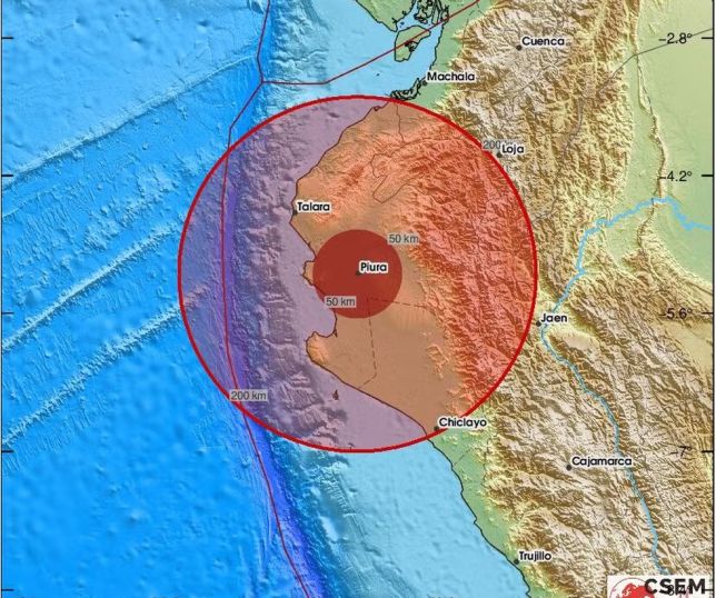 Terremoto atinge fronteira entre Peru e Equador e autoridades monitoram situação