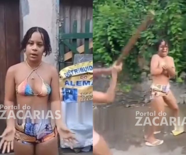 Após roubar pertences da própria amiga mulher é capturada e castigada a pauladas. VEJA VÍDEO