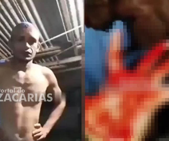 IMAGENS FORTES! Mulher descobre suposta traição, agride o companheiro e o obriga a revelar nome da amante. VEJA VÍDEO