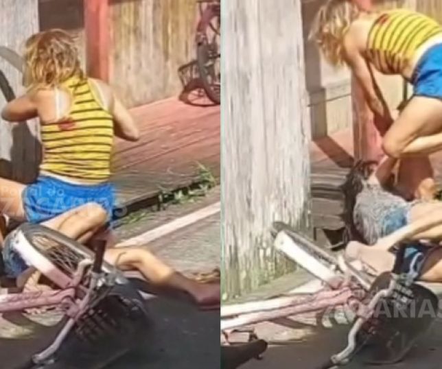 IMAGENS FORTES! Mulheres se enfrentam com terçados, ficam gravemente feridas e vão parar na delegacia em Afuá, no Marajó. VEJA VÍDEO