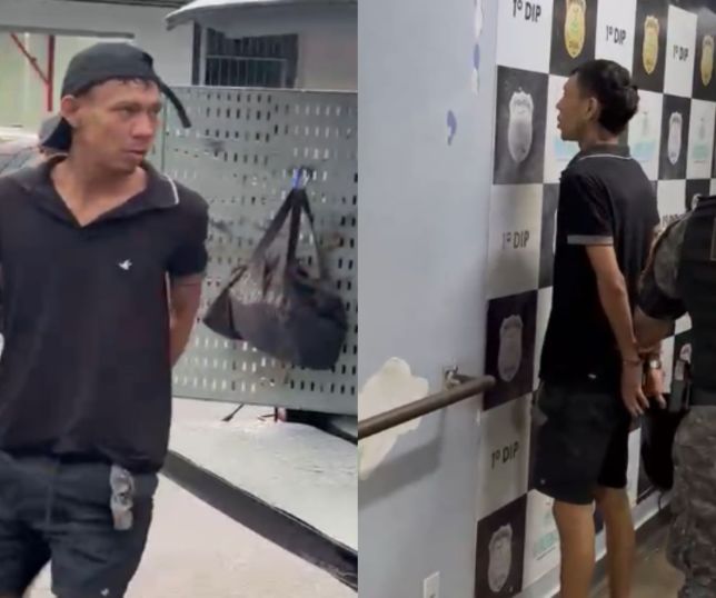 Homem com mandado de prisão em aberto é capturado pela Rocam no Centro de Manaus. VEJA VÍDEOS E REPORTAGEM DO 'PORTAL DO ZACARIAS' AO VIVO
