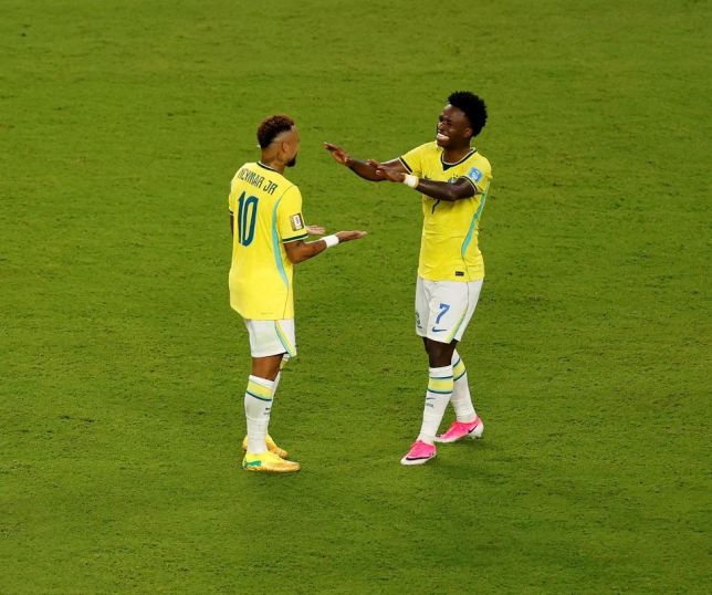 Vini Jr. alcança os mesmos números de Neymar na Copa do Mundo de 2014