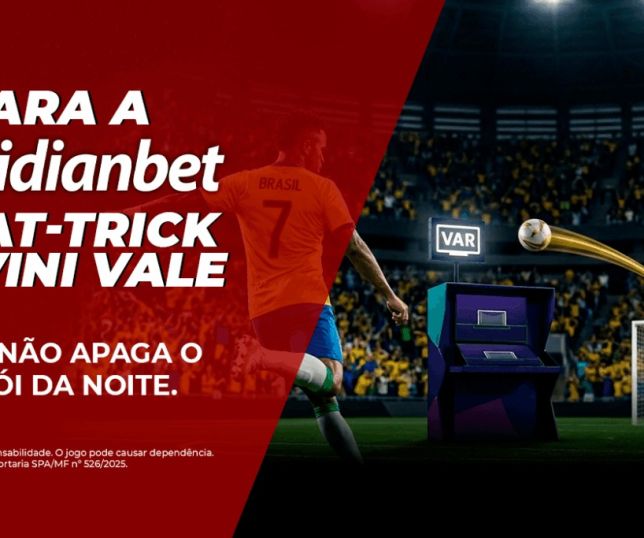 Para a Meridianbet, o hat-trick do Vini vale — o VAR não apaga o herói da noite