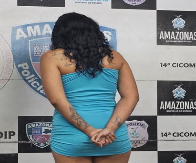 Mulher foragida da Justiça do Estado de Roraima por crime de homicídio é presa no Centro de Manaus, Zona Sul