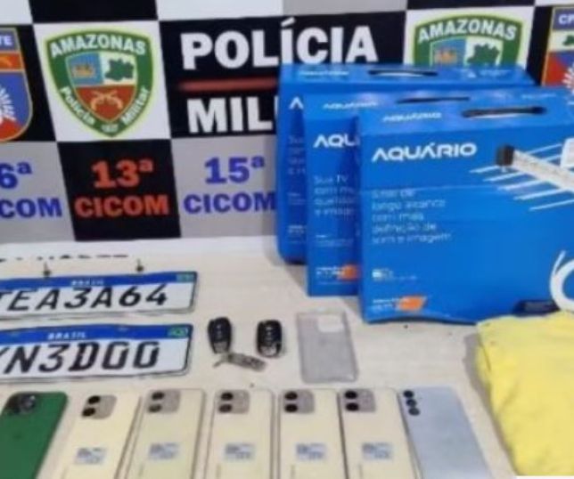 Três homens são presos suspeitos de usar falsa instalação de antenas para aplicar golpes em Manaus