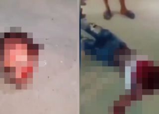 IMAGENS FORTES! ACERTO DE CONTAS SANGRENTO! Membro de facção criminosa é decapitado por milícia rival na Nigéria. VEJA VÍDEO