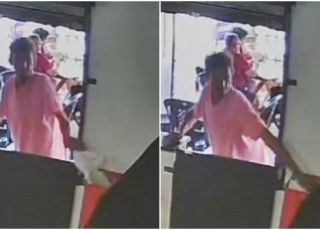 Câmera de segurança filma homem furtando celular em ponto de venda de café da manhã no bairro Cidade Nova, Zona Norte de Manaus. VEJA VÍDEO