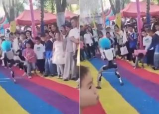 Robô atinge criança com chute durante apresentação na China e vídeo viraliza. VEJA