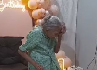 Vovó dá show na pista, dança forró de Luiz Gonzaga e viraliza no dia do aniversário. VEJA VÍDEO