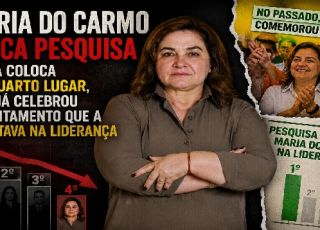Maria enxofre do carmo ataca pesquisa que a coloca em quarto lugar, mas já celebrou levantamento que a apontava na liderança