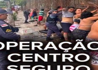 Operação Centro Seguro da 24ª Cicom prende suspeitos de crimes e apreende drogas e armas brancas em Manaus