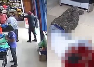 IMAGENS FORTES! Serralheiro é executado a tiros dentro de supermercado enquanto embalava mercadorias no Pará. VEJA VÍDEOS