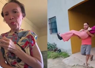 'Estátua viva': Influenciadora viraliza ao mostrar rotina vivendo com doença rara que ''transforma músculos em ossos''. VEJA VÍDEO