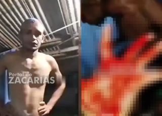 IMAGENS FORTES! Mulher descobre suposta traição, agride o companheiro e o obriga a revelar nome da amante. VEJA VÍDEO