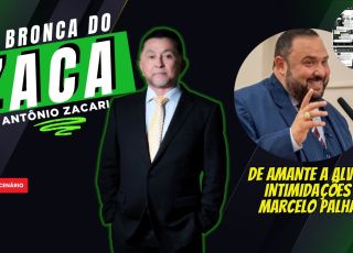 'A BRONCA DO ZACA': 'Prints' de conversas no WhatsApp mostram Marcelo Palhano, vice-prefeito de Presidente Figueiredo, ameaçando a amante Maria Gabrielle