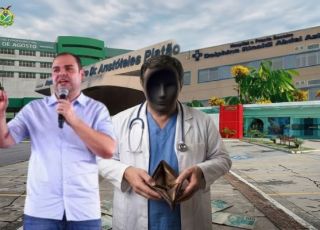 ENQUANTO ROBERTO CIDADE, O 'COCÔ DE OURO', USA DINHEIRO PÚBLICO PARA FAZER CAMPANHA ELEITORAL, MÉDICOS CONTINUAM SEM RECEBER SEUS SALÁRIOS