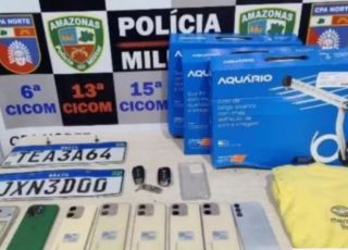 Três homens são presos suspeitos de usar falsa instalação de antenas para aplicar golpes em Manaus