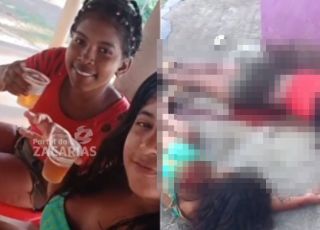 IMAGENS FORTES! Adolescente morre após moto bater em parede de casa no maranhão; amiga fica ferida. VEJA VÍDEOS