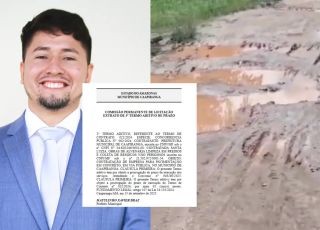 R$ 2,5 MILHÕES E NADA DE ASFALTO! Moradores acusam abandono em Caapiranga e cobram explicações do prefeito Matulinho Braz. VEJA VÍDEO