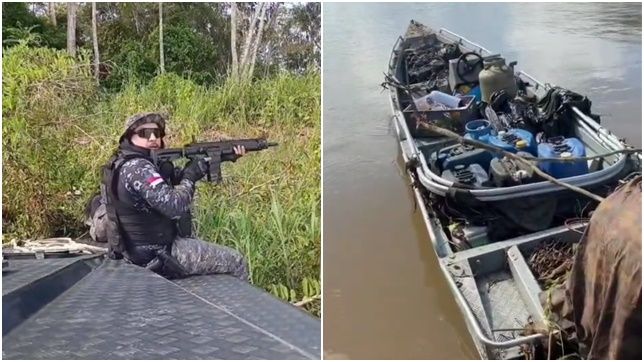 POLÍCIA TROCA TIROS COM 'PIRATAS DOS RIOS' E RECUPERA EMBARCAÇÃO ROUBADA NO MUNICÍPIO DE JUTAÍ, INTERIOR DO AMAZONAS. VEJA VÍDEO