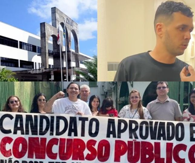 Concursados da Semed cobram novas convocações durante manifestação na Câmara Municipal de Manaus. VEJA REPORTAGEM DO 'PORTAL DO ZACARIAS' AO VIVO