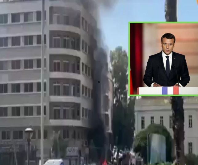 Duas bombas explodem em Damasco e deixam 18 feridos perto de hotel onde Macron estava hospedado. VEJA VÍDEOS