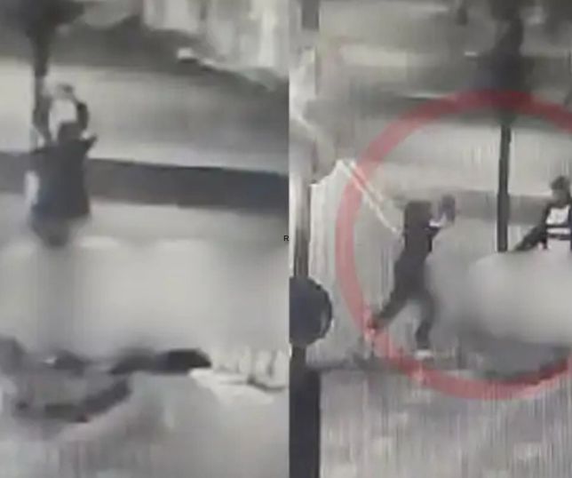 Vídeo mostra homem arremessando pedra na cabeça de vítima em Minas Gerais; agressor é preso. VEJA VÍDEO