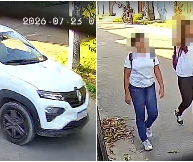 Ocupantes de carro Renault tentam sequestrar duas estudantes no bairro Santa Etelvina, Zona Norte de Manaus. VEJA VÍDEO