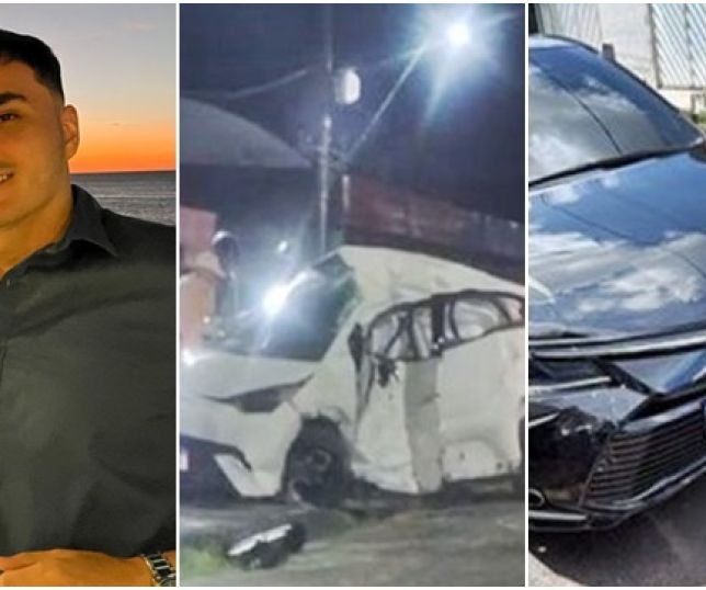 Homem suspeito de provocar colisão fatal na Avenida Djalma Batista presta depoimento na Delegacia de Acidentes de Trânsito, em Manaus. VEJA REPORTAGEM DO 'PORTAL DO ZACARIAS' AO VIVO