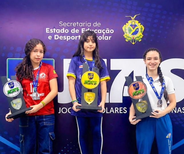 Isabella Nattrodt é campeã de xadrez nos Jogos Escolares do Amazonas