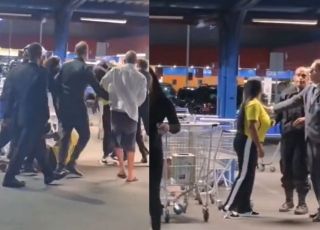 BATEU O DESESPERO? Confusão toma conta de estacionamento de supermercado após eliminação do Brasil da Copa do Mundo. VEJA VÍDEO