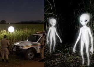 Luzes misteriosas e relatos de ETs: caso Claúdio em cidade de Minas intriga moradores e policiais