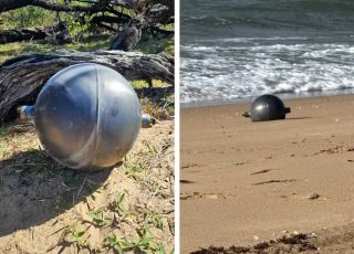 Bolas misteriosas caem do céu, interditam praia e intrigam autoridades na Austrália