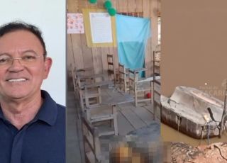 ABSURDO EM HUMAITÁ: enquanto Dedei Lobo gasta milhões na educação, alunos estudam em cozinha de igreja e consomem água do Rio Madeira. VEJ VÍDEOS