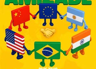 Após tarifaço, governo publica imagem de Brasil e EUA de mãos dadas no Dia da Amizade