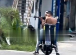 Dois fuzileiros navais deixam base militar levando fuzil e mobilizam operação em Belém. VEJA VÍDEO