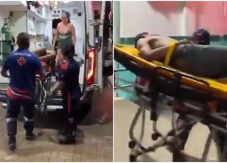 Moradores fazem 'justiça com as próprias mãos' e espancam suspeito de furto em bairro de Itacoatiara, Região Metropolitana de Manaus. VEJA VÍDEO
