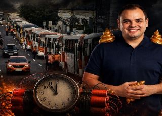 ‘SEGREDOS DE BASTIDORES’: GREVE DOS ÔNIBUS VIRA BOMBA-RELÓGIO PARA ROBERTO CIDADE, O ‘COCÔ DE OURO’, E ABRE NOVA FRENTE DE DESGASTE NA CORRIDA PELO GOVERNO
