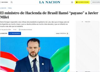 Jornais argentinos repercutem fala de Durigan chamando Milei de 'palhaço' e apontam escalada da crise diplomática com o Brasil