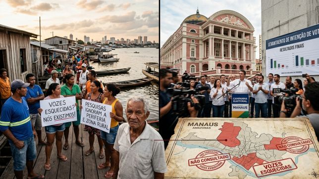 VOZES ESQUECIDAS? PESQUISAS ELEITORAIS IGNORAM A PERIFERIA E A ZONA RURAL DE MANAUS E PÕEM EM CHEQUE LEVANTAMENTOS DE INTENÇÃO DE VOTO