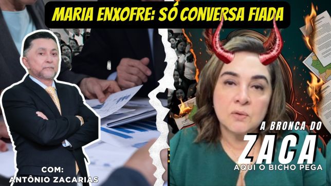 'A BRONCA DO ZACA': MARIA ENXOFRE VENDE COMPETÊNCIA, MAS AINDA NÃO MOSTROU O PLANO PARA GOVERNAR O AMAZONAS