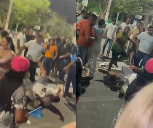 PAU COMEU DO LADO DE FORA! Apoiadores de David Almeida e Roberto Cidade trocam socos durante debate na Band; idoso é derrubado e leva tapa no rosto. VEJA VÍDEO